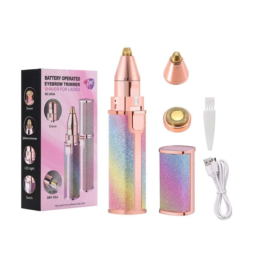 2-in-1 Facial Hair Remover & Eyebrow Trimmer