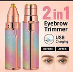 2-in-1 Facial Hair Remover & Eyebrow Trimmer