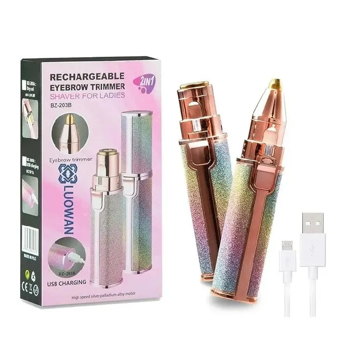 2-in-1 Facial Hair Remover & Eyebrow Trimmer